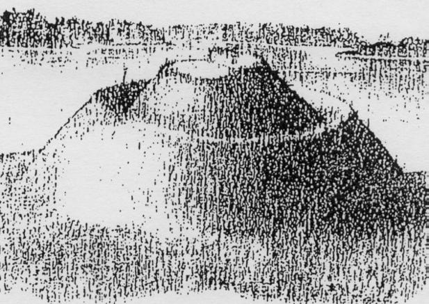 Der Tirklo. Eine gut erhaltene prußische Befestigungsanlage am Tirklo-See in Sudauen.