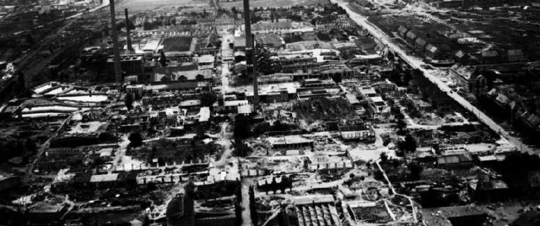 Kassel am Ende des Zweiten Weltkriegs im Fr�hjahr 1945