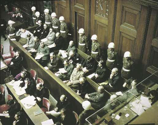 Musste sich in der Stadt der Reichsparteitage vor den Alliierten verantworten: Die F�hrung des Dritten Reiches