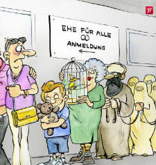 Die Ehe f�r 'Alle' ... auch Dr. Bern Fabritius (BdV) hat daf�r gestimmt ...