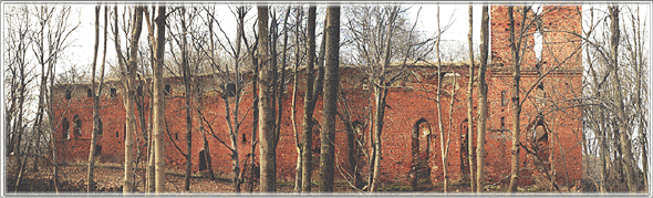 Die Reste des Ordensschloßes Balga, 1999